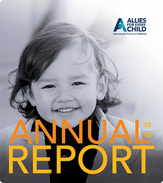 Allies for every child 17-18 Annual Report