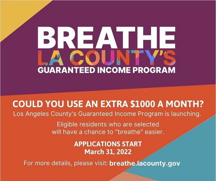 nonprofit news Breathe LA County's Income Program