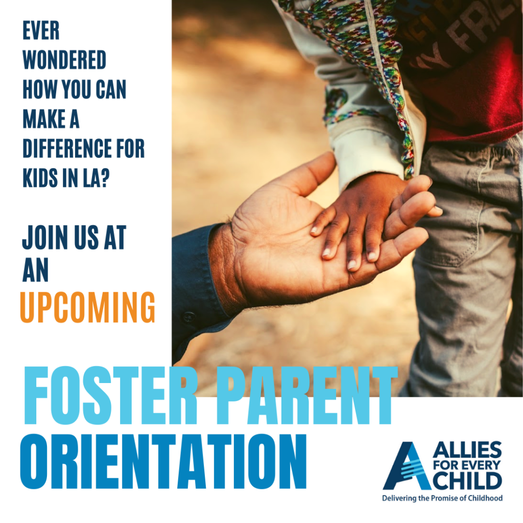 Join Allies at an Upcoming Foster Parent Orientation
