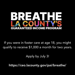 Breathe LA County's Guaranteed Income Program